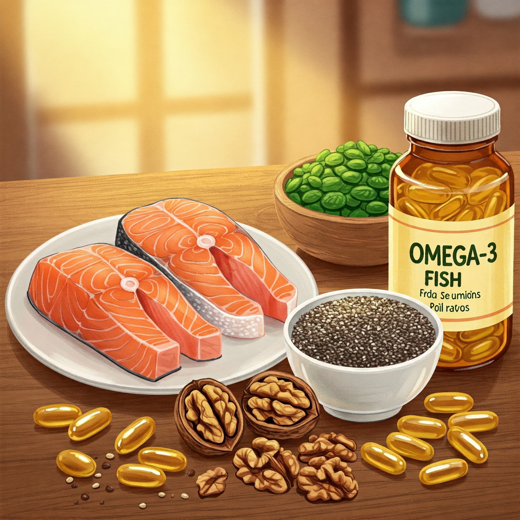 Omega 3: Propiedades, Beneficios y Usos