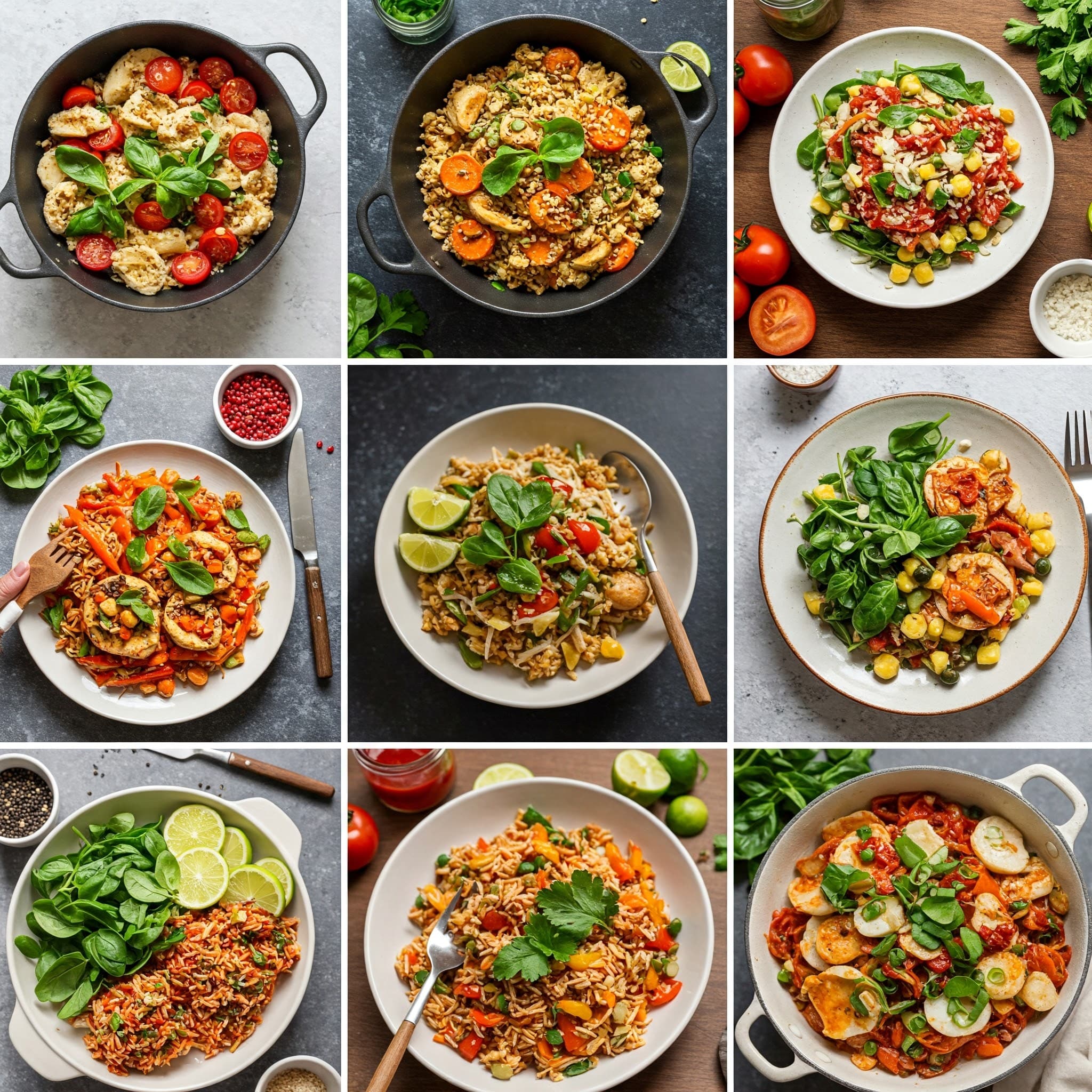 Recetas de comida saludables y fáciles